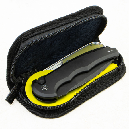 Нож CIVIVI Praxis Button Lock, Nitro-V, Black Aluminum Handle, C18026E-1