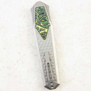 Нож Remette Swordfish Tanto, M390, Titanium Gray Handle, ZL101B2