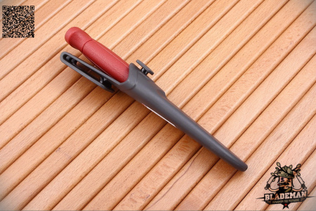Нож Morakniv Basic 511 углерод. сталь, красный - купить в интернет-магазине Blademan