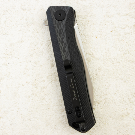 Нож Petrified Fish Forward, D2, Satin, Carbon Fiber/G10 Black Handle, PF818CDS Нож Petrified Fish Forward, D2, Satin, Carbon Fiber/G10 Black Handle, PF818CDS