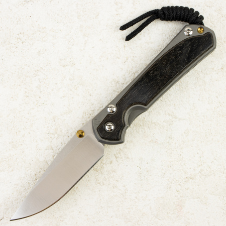 Нож Chris Reeve Small Sebenza 31 Inlay, Polished CPM MagnaCut, Titanium/Bog Oak, S31-1136