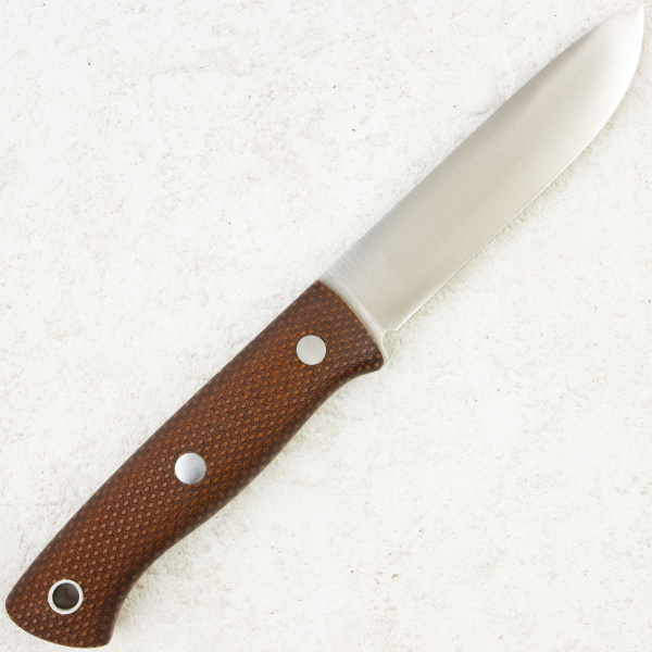Нож Южный Крест Бушкрафт, СPR, Convex, Micarta Coyote, Насечка, 218