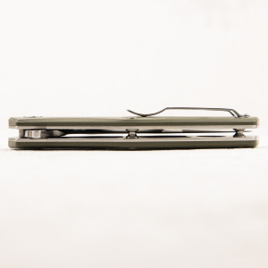 Нож QSP Pangolin, D2, G10 Green - складной туристические ножи из стали