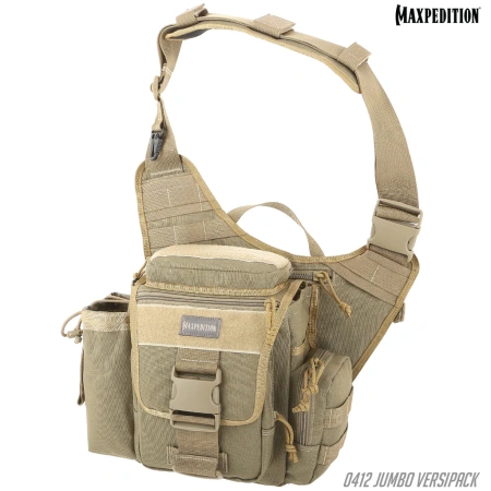 Тактическая сумка MAXPEDITION Jumbo Versipack 7,4L, Khaki, 0412K