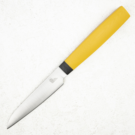 Нож овощной OWL P100 F, N690 Cryo, G10 Yellow