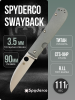Нож Spyderco SwayBack, CTS XHP, Titanium, C249TIP Нож Spyderco SwayBack, CTS XHP, Titanium, C249TIP