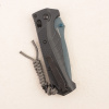 Нож Benchmade Adira, Serrated, MagnaCut, Tempest Gray Grivory Handle, 18060SBT-01, (Water Collection)