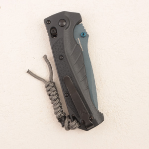 Нож Benchmade Adira, Serrated, MagnaCut, Tempest Gray Grivory Handle, 18060SBT-01, (Water Collection)