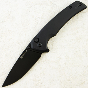 Нож SENCUT Serene, Black Stonewashed, D2, Aluminum Black Handle, S21022B-1 Нож SENCUT Serene, Black Stonewashed, D2, Aluminum Black Handle, S21022B-1