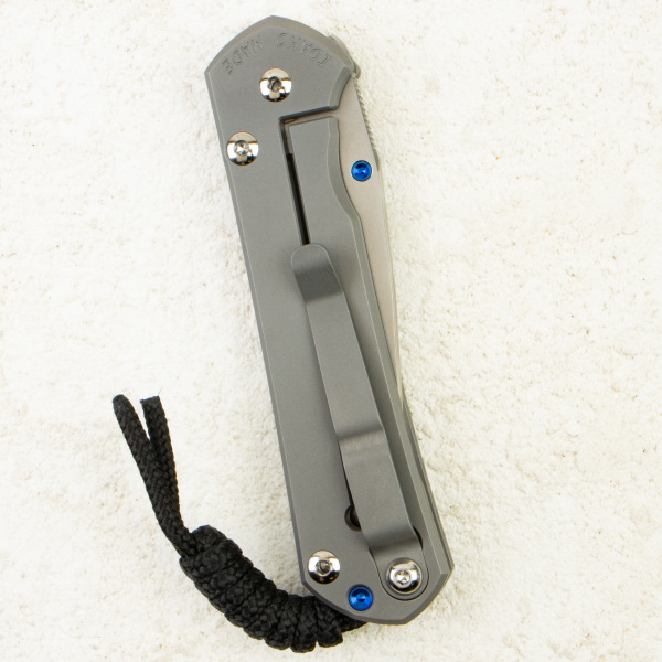 Нож Chris Reeve Small Sebenza 31, Glass Blasted CPM MagnaCut, Titanium Handle, S31-1644