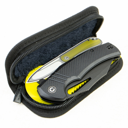 Нож CIVIVI BullTusk Flipper & Thumb Hole Knife Black Coarse G10, C23017-1 - купить в интернет-магазине Blademan