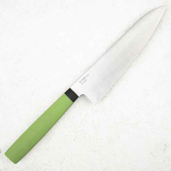Нож мини шеф OWL CH160 F, ELMAX Cryo, G10 Green - купить в интернет-магазине Blademan