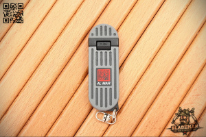 AL MAR Stinger Keychain Grey, D2, FRN - складной туристические ножи из стали
