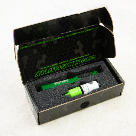 Нож Heretic Knives Colossus, CPM MagnaCut, Toxic Green Aluminum Handle, H042 Нож Heretic Knives Colossus, CPM MagnaCut, Toxic Green Aluminum Handle, H042