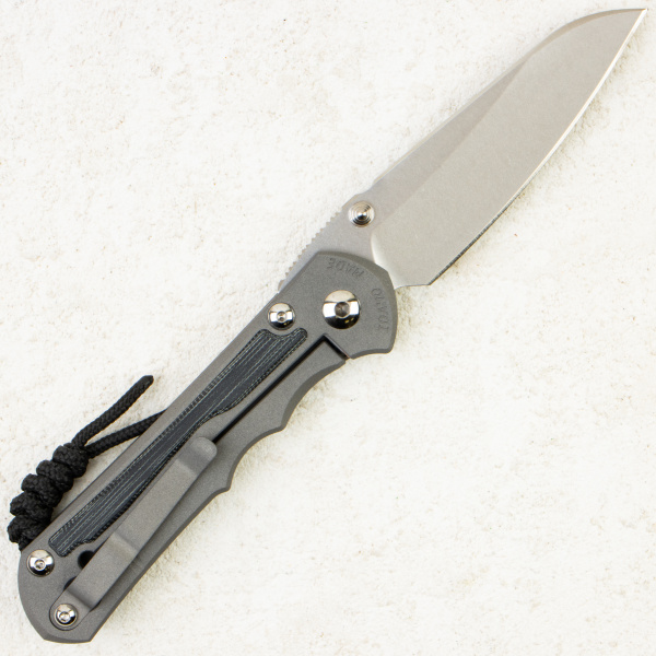 Нож Chris Reeve Large Inkosi Insingo, CPM MagnaCut, Titanium/Black Canvas Micarta Handle, LIN-1028