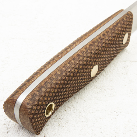 Нож Южный Крест ЯГД, CPR, Конвекс, Микарта Койот, Насечка - купить в интернет-магазине Blademan