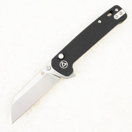 Нож QSP Penguin Button Lock, 14C28N, G10 Black, QS130BL-A1