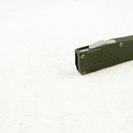Нож Guardian Tactical Recon-035 G2, Stonewash, MagnaCut, Aluminum OD Green Handle, 98511