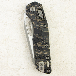 Нож Microtech MSI, Apocalyptic, M390, Polymer Tiger Stripe Camo, 210T-10 Нож Microtech MSI, Apocalyptic, M390, Polymer Tiger Stripe Camo, 210T-10