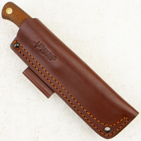 Нож Южный Крест Caribou L, Convex, Elmax, Micarta Coyote, Насечка, 253