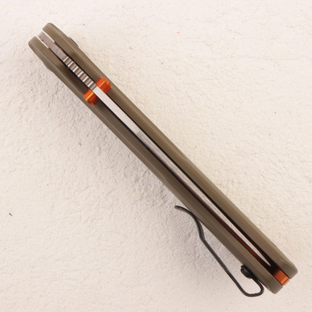 Нож Benchmade Taggedout, S45VN, OD Green G10 Handle, 15536