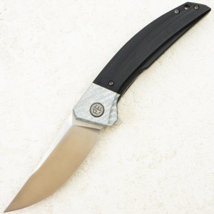 Нож Petrified Fish Deepsea, Satin, K110, Carbon Fiber/G10 Black Handle, PFP05DS Нож Petrified Fish Deepsea, Satin, K110, Carbon Fiber/G10 Black Handle, PFP05DS