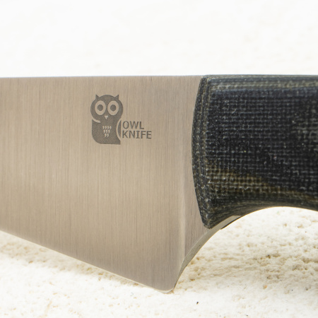 Нож OWL Pocket F, Cromax Cryo, Micarta Окунь, Kydex