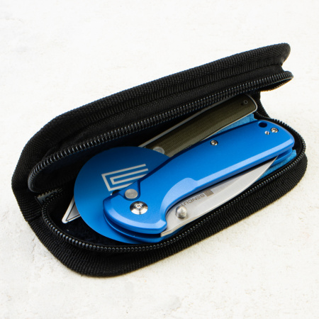 Нож SENCUT ArcBlast Flipper & Button Lock, 9Cr18MoV, Blue Aluminum Handle, S22043B-3 Нож SENCUT ArcBlast Flipper & Button Lock, 9Cr18MoV, Blue Aluminum Handle, S22043B-3