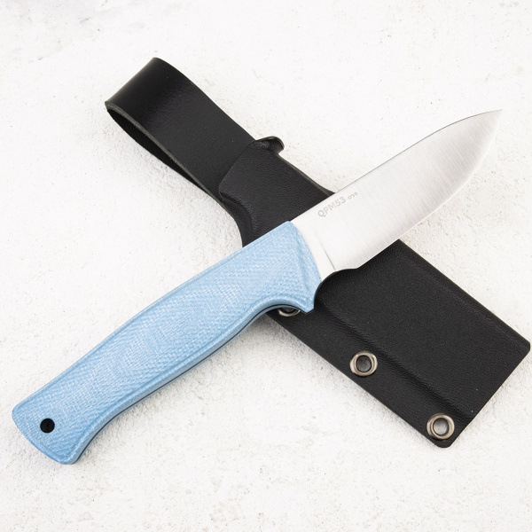 Нож OWL Ulula, QPM53 Cryo, Micarta Blue, Kydex - купить в интернет-магазине Blademan