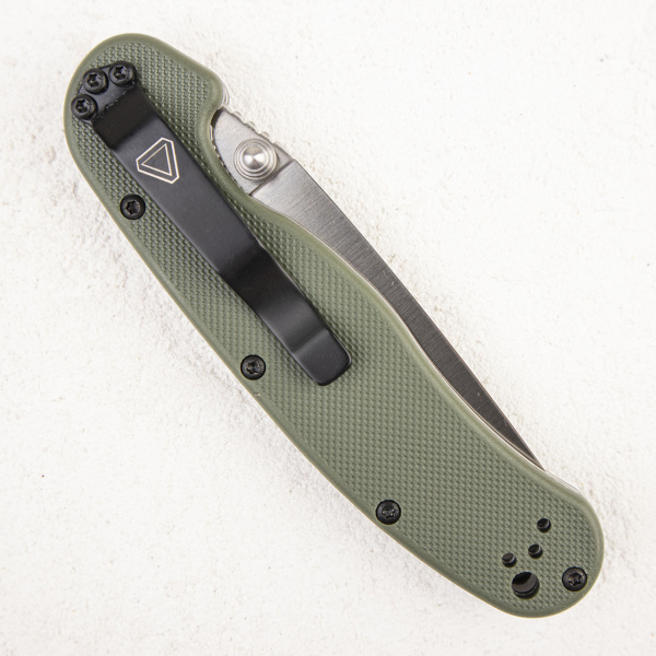 Нож Ontario Rat 2, AUS-8, Satin, Olive Handle, 8860OD
