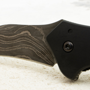 Нож Kershaw Shallot, 14C28N, Damascus, Stainless Steel Black, 1840CKTDA Нож Kershaw Shallot, 14C28N, Damascus, Stainless Steel Black, 1840CKTDA