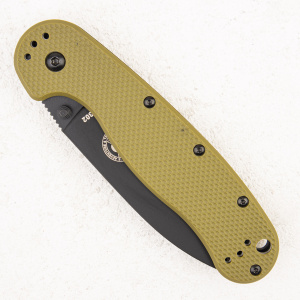 Нож ESEE Avispa, D2 Black, Olive - складной туристические ножи из стали Нож ESEE Avispa, D2 Black, Olive - складной туристические ножи из стали
