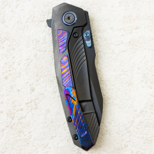 Нож Remette Kestrel, DLC, S35VN, Titanium Black/Timascus Handle, RTPO-E Нож Remette Kestrel, DLC, S35VN, Titanium Black/Timascus Handle, RTPO-E