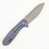 Нож WE Knife Mote, S35VN Gray, Titanium Blue Нож WE Knife Mote, S35VN Gray, Titanium Blue - купить в интернет-магазине Blademan