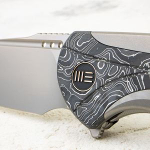 Нож WE Knife Equivik Flipper Knife, CPM 20CV, Titanium & Carbon Fiber Handle, WE23020-1 Нож WE Knife Equivik Flipper Knife, CPM 20CV, Titanium & Carbon Fiber Handle, WE23020-1