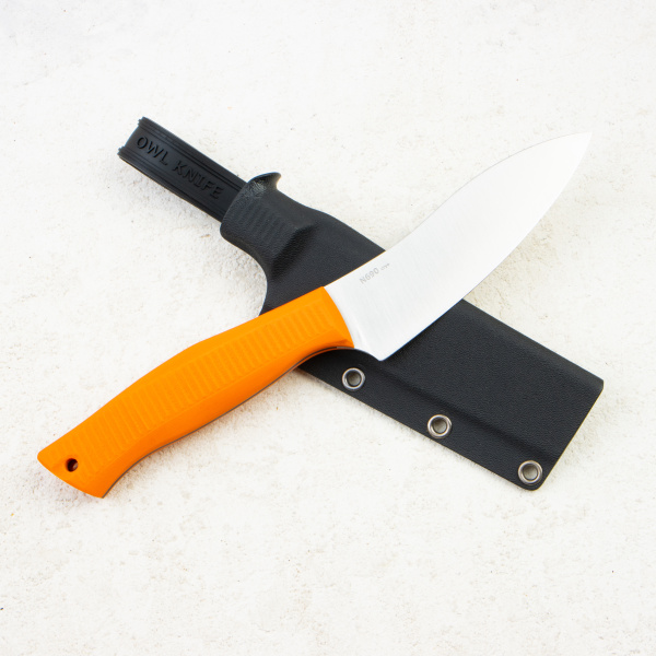 Нож OWL Canadian F, N690 Cryo, G10 Orange, Kydex