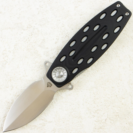 Нож QSP Beetle, Satin 14C28N, G10 Black, QS162-A