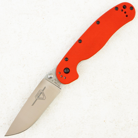 Нож Ontario Red RAT-1 Folder, S35VN Satin Blade, Red G10 Handle, ON8864