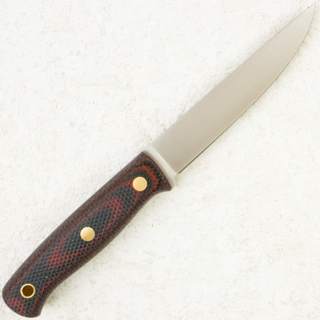 Нож Южный Крест Рыбацкий М, Elmax, Micarta Black/Red, Насечка