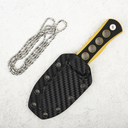 Нож QSP Canary, 14C28N, G10 Black/Yellow - купить в интернет-магазине Blademan