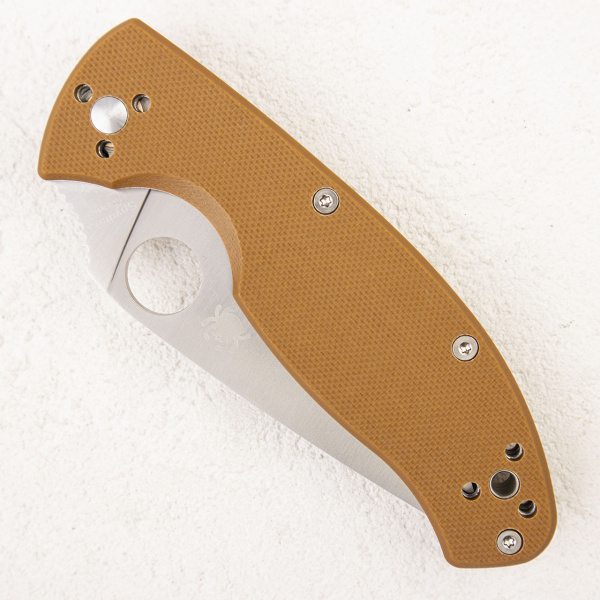 Нож Spyderco Tenacious, 122GPBN, Brown - складной туристические ножи из стали