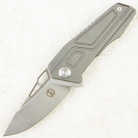 Нож Maxace Panzer, 14C28N, Titanium Gray