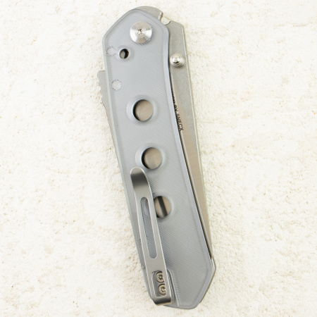 Нож CIVIVI Vision FG with Thumb Stud, Satin Nitro-V, Polished Clear Lexan Handle, C22036-7 Нож CIVIVI Vision FG with Thumb Stud, Satin Nitro-V, Polished Clear Lexan Handle, C22036-7