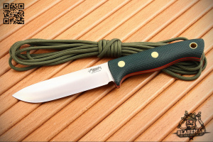 Нож Южный Крест - Кедр, N690, Конвекс, Изумрудная Микарта - купить в интернет-магазине Blademan