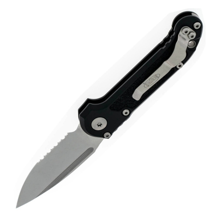 Нож Microtech LUDT Gen III S/E Combo, чёрный алюминий, 1135-11 — фото 2