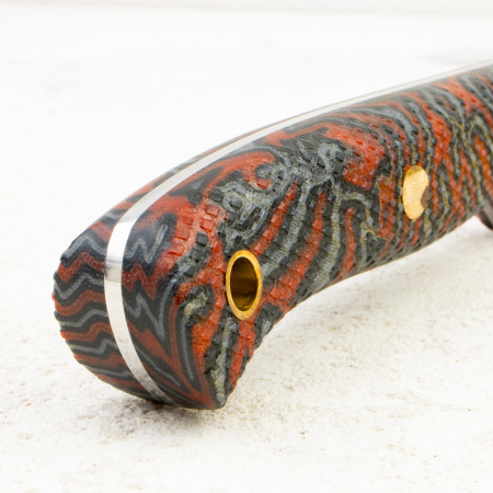 Нож Южный Крест Шершень L, N690, Конвекс, Микарта Кастом, Насечка - купить в интернет-магазине Blademan