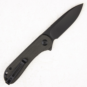 Нож CIVIVI Elementum, D2 Black, Micarta Dark Green - складной туристические ножи из стали Нож CIVIVI Elementum, D2 Black, Micarta Dark Green - складной туристические ножи из стали