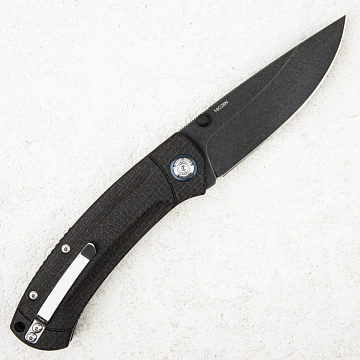 QSP Copperhead QS109-C2 — чёрный клинок, коричневая микарта