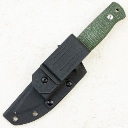 Нож HOT Knife Hoot, Satin, D2, Micarta Green Handle, Kydex