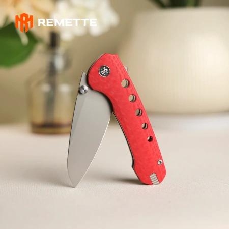 Нож Remette Bee, 14C28N, CNC G10 Red Handle, RT-Bee-R